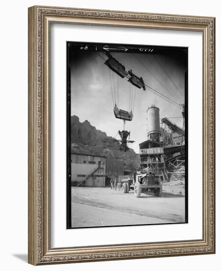 Hoover Dam Construction-Dick Whittington Studio-Framed Photographic Print