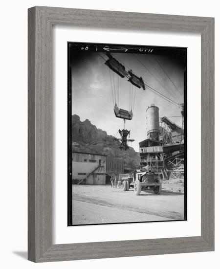 Hoover Dam Construction-Dick Whittington Studio-Framed Photographic Print