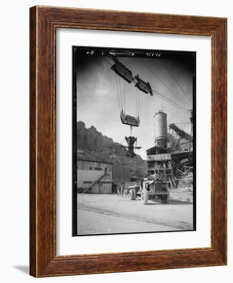 Hoover Dam Construction-Dick Whittington Studio-Framed Photographic Print