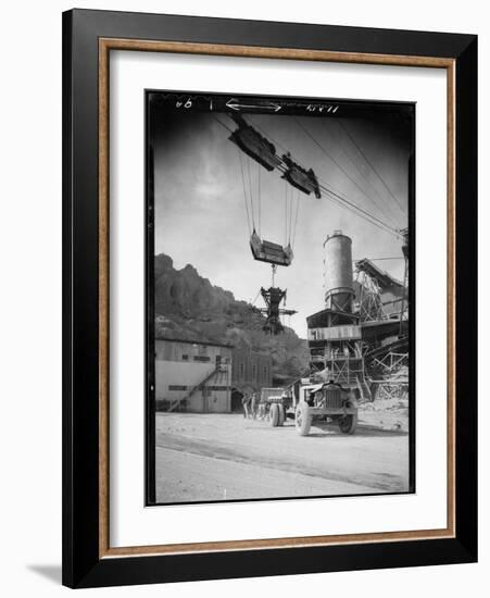 Hoover Dam Construction-Dick Whittington Studio-Framed Photographic Print