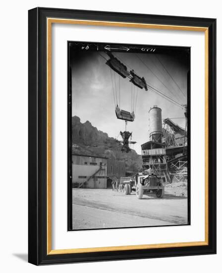 Hoover Dam Construction-Dick Whittington Studio-Framed Photographic Print