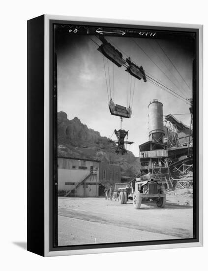 Hoover Dam Construction-Dick Whittington Studio-Framed Premier Image Canvas