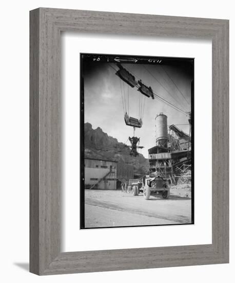 Hoover Dam Construction-Dick Whittington Studio-Framed Photographic Print