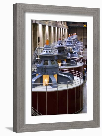 Hoover Dam Generator Hall-Mark Williamson-Framed Photographic Print