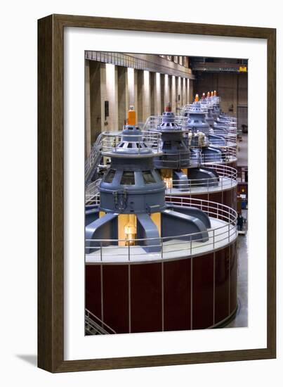 Hoover Dam Generator Hall-Mark Williamson-Framed Photographic Print