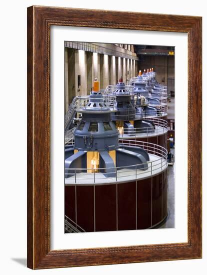 Hoover Dam Generator Hall-Mark Williamson-Framed Photographic Print