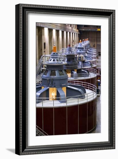 Hoover Dam Generator Hall-Mark Williamson-Framed Photographic Print