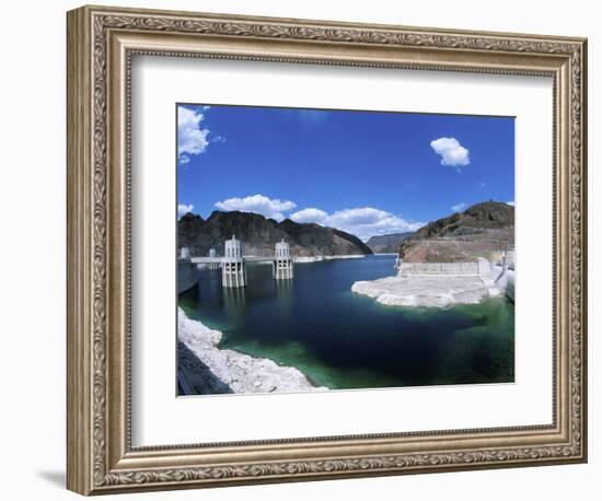 Hoover Dam, Lake Mead Reservoir, Nevada, USA-Bill Bachmann-Framed Photographic Print