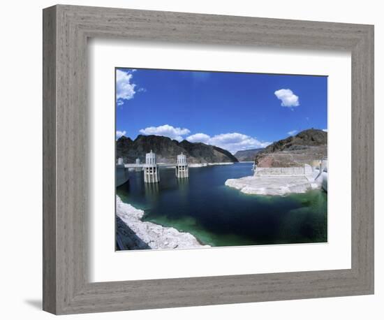 Hoover Dam, Lake Mead Reservoir, Nevada, USA-Bill Bachmann-Framed Photographic Print