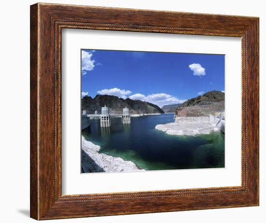 Hoover Dam, Lake Mead Reservoir, Nevada, USA-Bill Bachmann-Framed Photographic Print