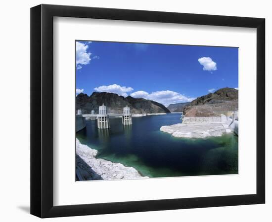 Hoover Dam, Lake Mead Reservoir, Nevada, USA-Bill Bachmann-Framed Photographic Print