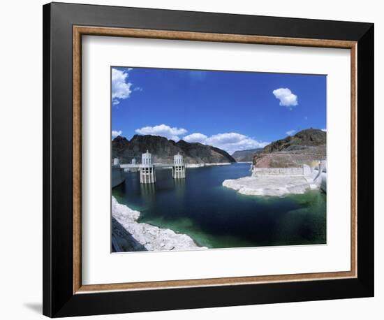 Hoover Dam, Lake Mead Reservoir, Nevada, USA-Bill Bachmann-Framed Photographic Print