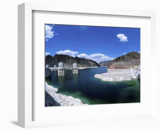 Hoover Dam, Lake Mead Reservoir, Nevada, USA-Bill Bachmann-Framed Photographic Print