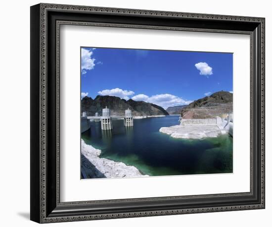 Hoover Dam, Lake Mead Reservoir, Nevada, USA-Bill Bachmann-Framed Photographic Print