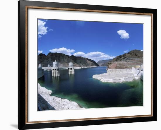 Hoover Dam, Lake Mead Reservoir, Nevada, USA-Bill Bachmann-Framed Photographic Print