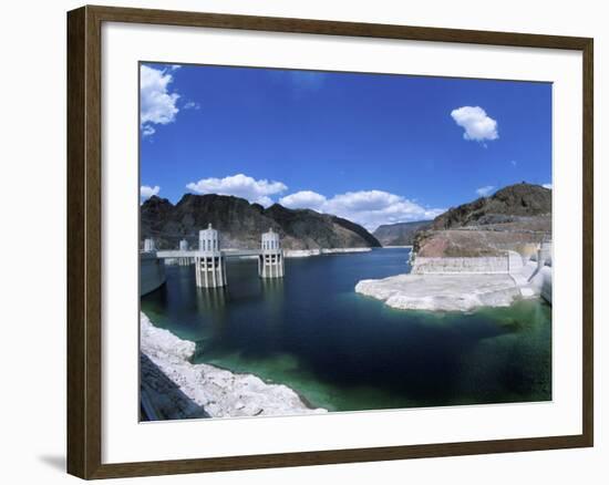 Hoover Dam, Lake Mead Reservoir, Nevada, USA-Bill Bachmann-Framed Photographic Print