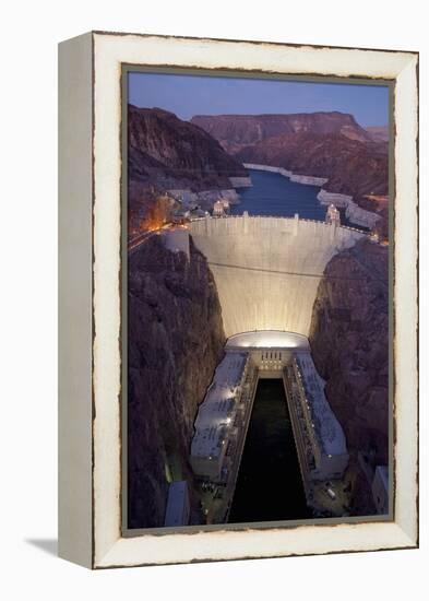 Hoover Dam, near Boulder City and Las Vegas, Nevada-Joseph Sohm-Framed Premier Image Canvas