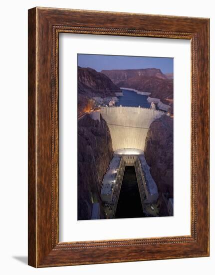 Hoover Dam, near Boulder City and Las Vegas, Nevada-Joseph Sohm-Framed Photographic Print