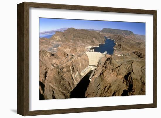 Hoover Hydroelectric Dam, Colorado River, USA-David Parker-Framed Photographic Print