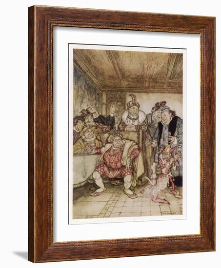 Hop Frog-Arthur Rackham-Framed Art Print