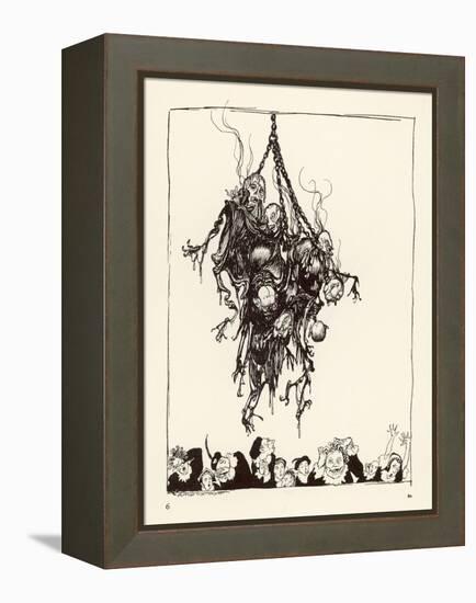 Hop Frog-Arthur Rackham-Framed Stretched Canvas