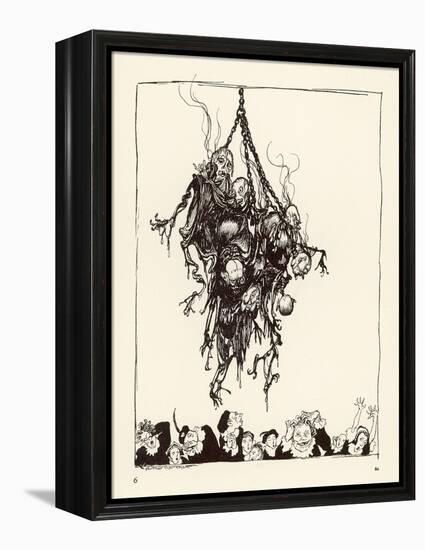 Hop Frog-Arthur Rackham-Framed Stretched Canvas