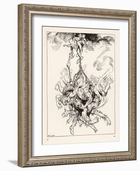 Hop Frog-Arthur Rackham-Framed Art Print