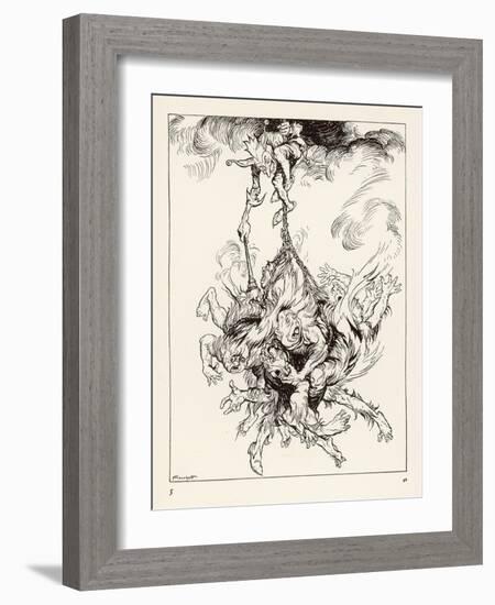 Hop Frog-Arthur Rackham-Framed Art Print