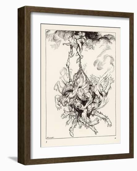 Hop Frog-Arthur Rackham-Framed Art Print