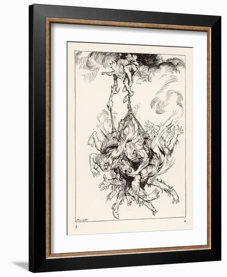 Hop Frog-Arthur Rackham-Framed Art Print