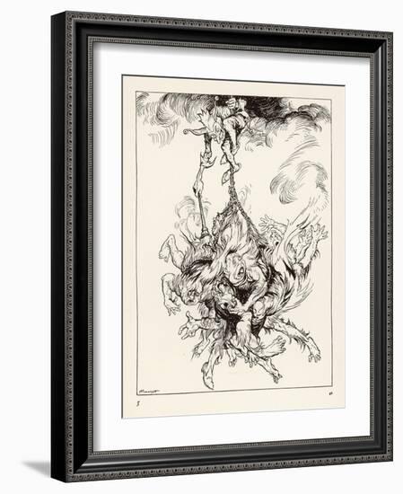 Hop Frog-Arthur Rackham-Framed Art Print