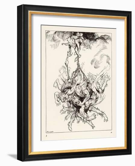 Hop Frog-Arthur Rackham-Framed Art Print