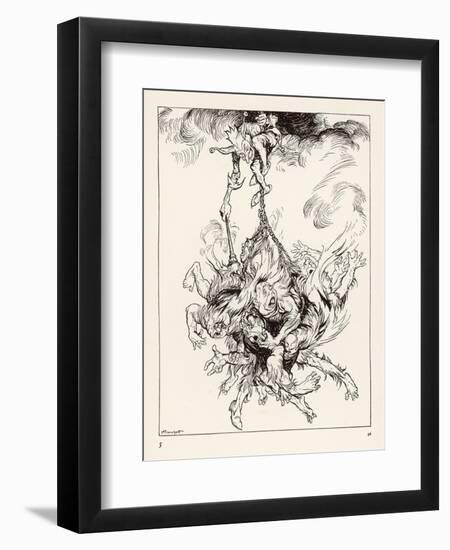 Hop Frog-Arthur Rackham-Framed Premium Giclee Print