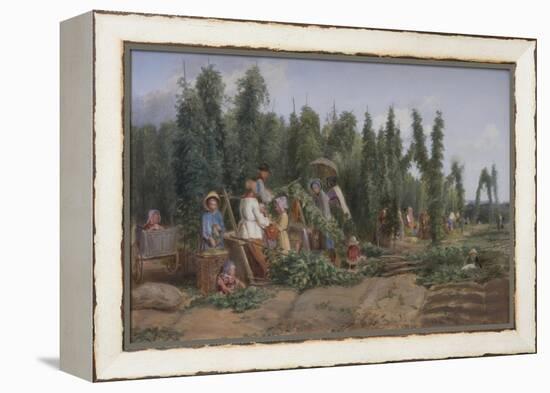 Hop Garden, 1858-Thomas Webster-Framed Premier Image Canvas