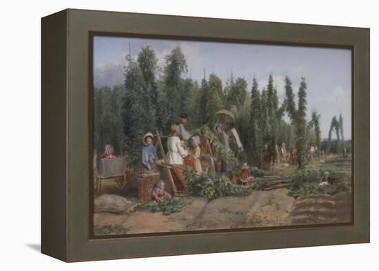 Hop Garden, 1858-Thomas Webster-Framed Premier Image Canvas