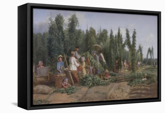 Hop Garden, 1858-Thomas Webster-Framed Premier Image Canvas