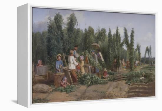 Hop Garden, 1858-Thomas Webster-Framed Premier Image Canvas