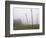 Hop Garden in the Hallertau, Autumn, Fog-Harald Kroiss-Framed Photographic Print