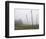 Hop Garden in the Hallertau, Autumn, Fog-Harald Kroiss-Framed Photographic Print