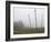 Hop Garden in the Hallertau, Autumn, Fog-Harald Kroiss-Framed Photographic Print