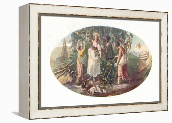 'Hop Picking', late 18th century, (1912)-William Hamilton-Framed Premier Image Canvas