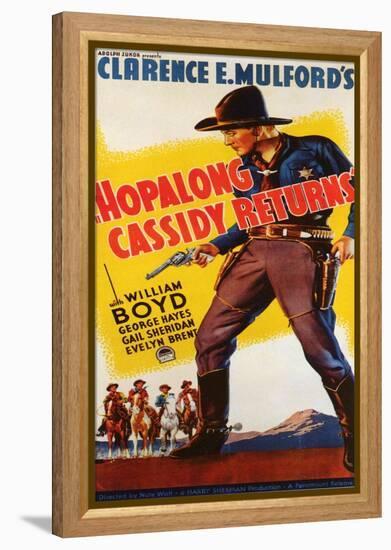 Hopalong Cassidy Returns, 1936-null-Framed Stretched Canvas