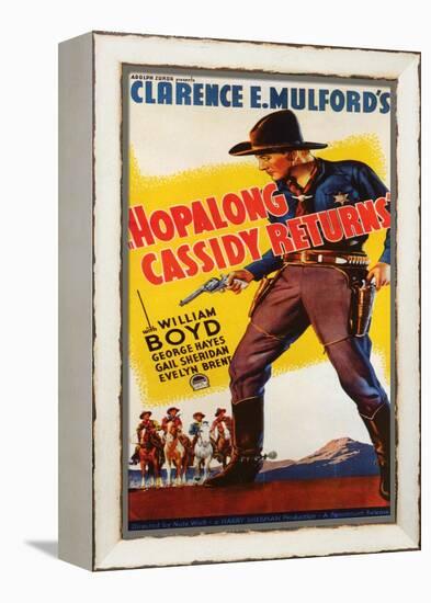 Hopalong Cassidy Returns, 1936-null-Framed Stretched Canvas