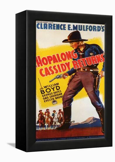 Hopalong Cassidy Returns, 1936-null-Framed Stretched Canvas