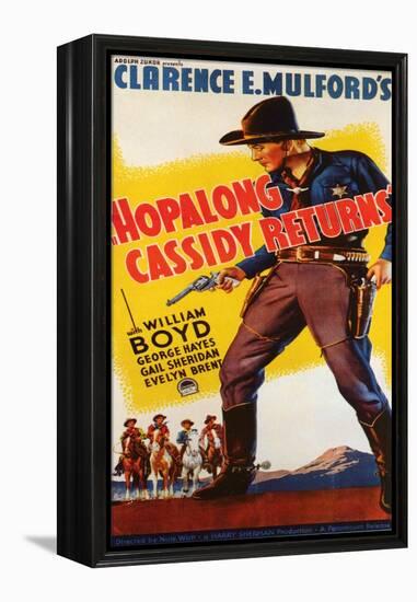 Hopalong Cassidy Returns, 1936-null-Framed Stretched Canvas