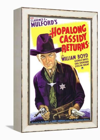 Hopalong Cassidy Returns, 1936-null-Framed Stretched Canvas