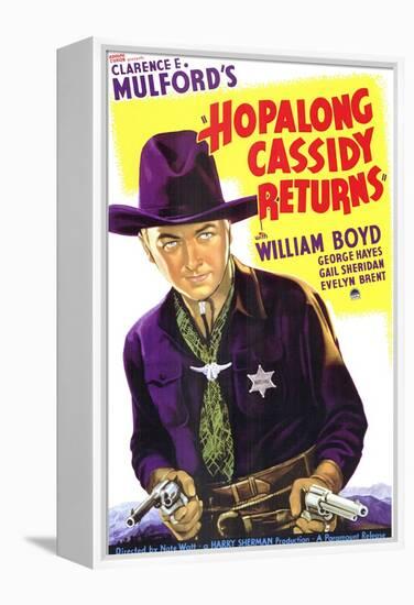 Hopalong Cassidy Returns, 1936-null-Framed Stretched Canvas