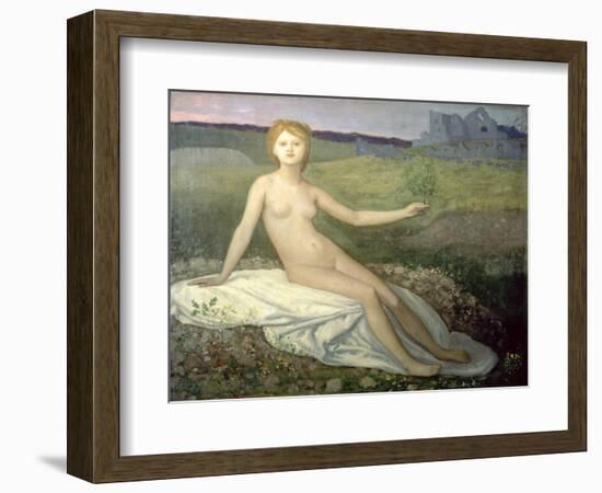 Hope, 1871-2-Pierre Puvis de Chavannes-Framed Giclee Print