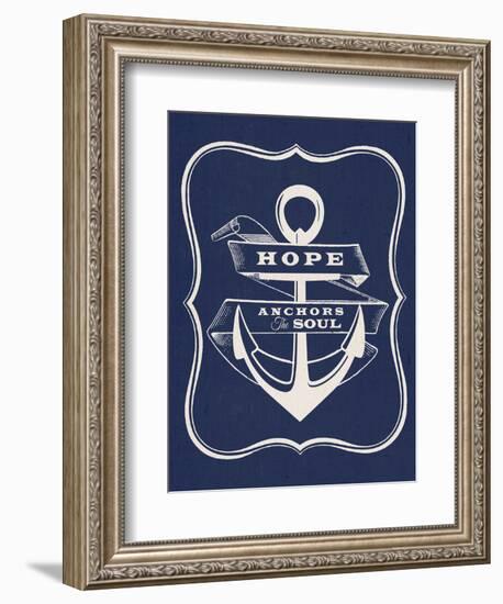 Hope Anchors the Soul-Z Studio-Framed Art Print