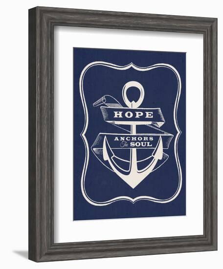 Hope Anchors the Soul-Z Studio-Framed Art Print